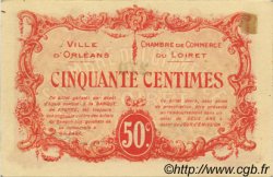 50 Centimes FRANCE régionalisme et divers Orléans 1915 JP.095.04 SPL