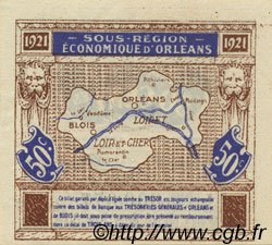 50 Centimes FRANCE régionalisme et divers Orléans et Blois 1921 JP.096.05 NEUF