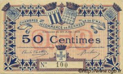 50 Centimes FRANCE regionalismo y varios Rennes et Saint-Malo 1915 JP.105.01