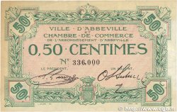 50 Centimes FRANCE régionalisme et divers Abbeville 1920 JP.001.01 TTB+