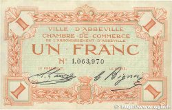 1 Franc FRANCE régionalisme et divers Abbeville 1920 JP.001.03 TTB