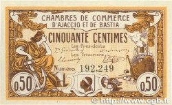 50 Centimes FRANCE régionalisme et divers Ajaccio et Bastia 1915 JP.003.01 pr.NEUF