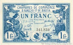 1 Franc FRANCE régionalisme et divers Ajaccio et Bastia 1917 JP.003.07 SUP