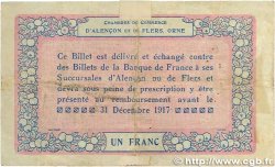 1 Franc FRANCE regionalism and miscellaneous Alencon et Flers 1915 JP.006.04 VF