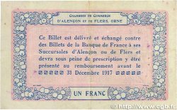 1 Franc FRANCE régionalisme et divers Alencon et Flers 1915 JP.006.06 TTB+