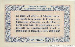 1 Franc FRANCE régionalisme et divers Alencon et Flers 1915 JP.006.17 SUP