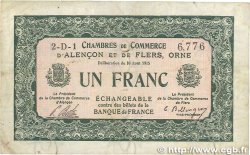 1 Franc FRANCE régionalisme et divers Alencon et Flers 1915 JP.006.20 pr.TTB