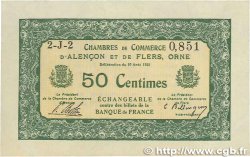 50 Centimes FRANCE regionalism and miscellaneous Alencon et Flers 1915 JP.006.23 XF+