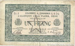 1 Franc FRANCE régionalisme et divers Alencon et Flers 1915 JP.006.30 TB