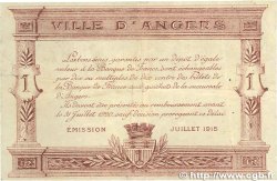 1 Franc FRANCE régionalisme et divers Angers  1915 JP.008.07 TTB
