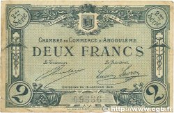 2 Francs FRANCE regionalism and miscellaneous Angoulême 1915 JP.009.12 G