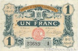 1 Franc FRANCE regionalism and miscellaneous Angoulême 1917 JP.009.42 VF+