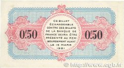 50 Centimes FRANCE régionalisme et divers Annecy 1917 JP.010.09 SUP+