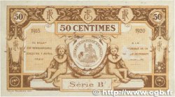 50 Centimes FRANCE régionalisme et divers Aurillac 1915 JP.016.01 SUP