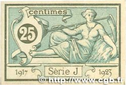 25 Centimes FRANCE regionalism and miscellaneous Aurillac 1917 JP.016.11 VF+