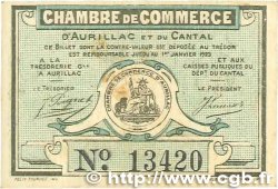 25 Centimes FRANCE régionalisme et divers Aurillac 1917 JP.016.11 TTB