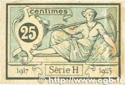 25 Centimes FRANCE régionalisme et divers Aurillac 1917 JP.016.11 TTB