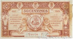 50 Centimes FRANCE régionalisme et divers Aurillac 1917 JP.016.12 TTB