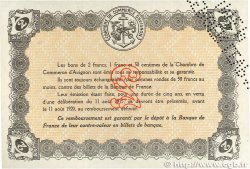2 Francs Spécimen FRANCE régionalisme et divers Avignon 1915 JP.018.09 SUP+