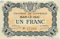 1 Franc FRANCE regionalism and miscellaneous Bar-Le-Duc 1918 JP.019.03
