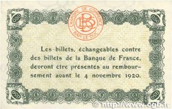 50 Centimes FRANCE regionalism and miscellaneous Bar-Le-Duc 1920 JP.019.07 XF