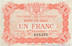 1 Franc FRANCE regionalism and miscellaneous Bar-Le-Duc 1917 JP.019.15