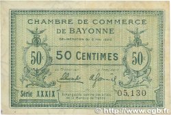 50 Centimes FRANCE régionalisme et divers Bayonne 1920 JP.021.66 pr.TTB