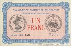 1 Franc FRANCE régionalisme et divers Belfort 1916 JP.023.24
