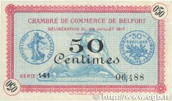 50 Centimes FRANCE régionalisme et divers Belfort 1917 JP.023.26 SUP