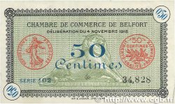 50 Centimes FRANCE régionalisme et divers Belfort 1918 JP.023.34 pr.SUP