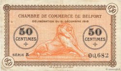 50 Centimes FRANCE régionalisme et divers Belfort 1918 JP.023.48 pr.TTB