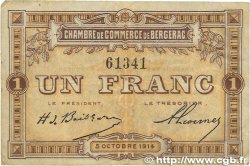 1 Franc FRANCE regionalism and miscellaneous Bergerac 1914 JP.024.04