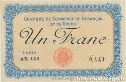 1 Franc FRANCE régionalisme et divers Besançon 1915 JP.025.13 pr.SPL