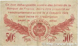 50 Centimes FRANCE Regionalismus und verschiedenen Blois 1916 JP.028.05 SS
