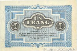 1 Franc FRANCE régionalisme et divers Bordeaux 1917 JP.030.14 SUP