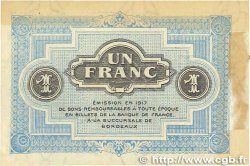 1 Franc FRANCE régionalisme et divers Bordeaux 1917 JP.030.14 TTB
