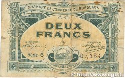 2 Francs FRANCE régionalisme et divers Bordeaux 1917 JP.030.23 TB