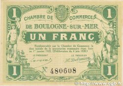 1 Franc FRANCE régionalisme et divers Boulogne-Sur-Mer  1920 JP.031.30 SUP