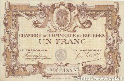 1 Franc FRANCE régionalisme et divers Bourges 1915 JP.032.04 SUP