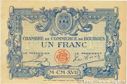 1 Franc FRANCE regionalism and miscellaneous Bourges 1917 JP.032.09 XF