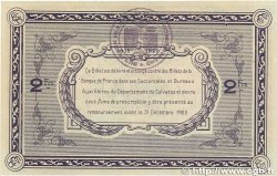 2 Francs Annulé FRANCE régionalisme et divers Caen et Honfleur 1915 JP.034.11 SUP