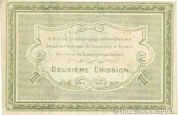 1 Franc FRANCE régionalisme et divers Caen et Honfleur 1915 JP.034.14 SUP