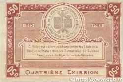50 Centimes FRANCE régionalisme et divers Caen et Honfleur 1920 JP.034.20 TTB+