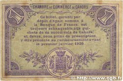 1 Franc FRANCE régionalisme et divers Cahors 1915 JP.035.14 TB