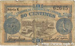 50 Centimes FRANCE régionalisme et divers Cahors 1918 JP.035.21 pr.TB