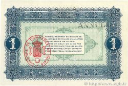 1 Franc Annulé FRANCE Regionalismus und verschiedenen Calais 1915 JP.036.18 VZ+