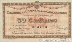 50 Centimes FRANCE régionalisme et divers Carcassonne 1914 JP.038.01 SUP