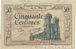 50 Centimes FRANCE régionalisme et divers Chalons, Reims, Épernay 1922 JP.043.01 SUP+
