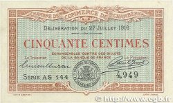 50 Centimes FRANCE régionalisme et divers Chambéry 1916 JP.044.08 SUP+