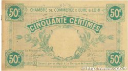 50 Centimes FRANCE régionalisme et divers Chartres 1915 JP.045.01 SUP
